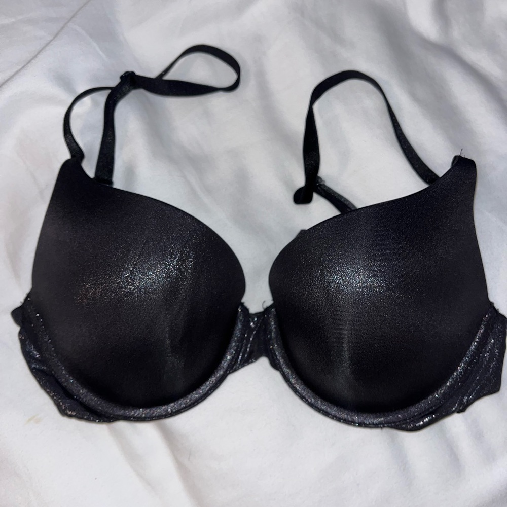 Victorias Secret black push-up bra